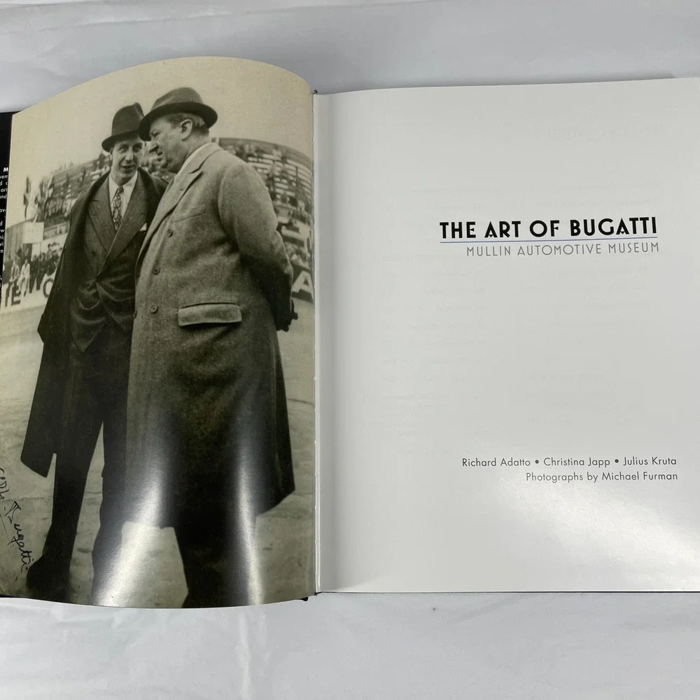 The Art of Bugatti Mullin Automotive Museum Book Richard Adatto Michael Furman